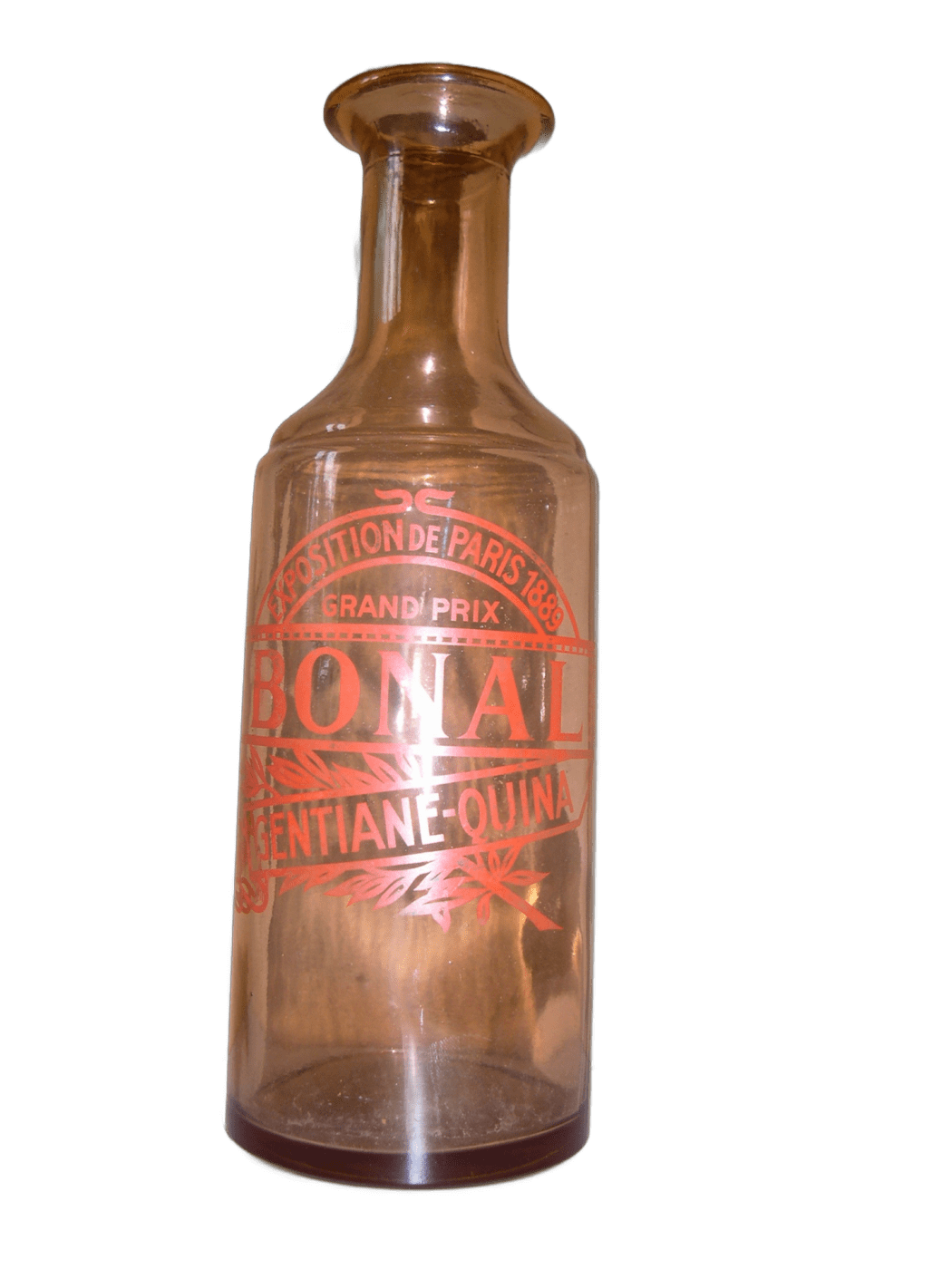 BONAL – verre fumé – grande ecriture rouge