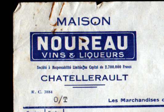 En-tête de facture-congé, 1954 (annonce eBay archivée).