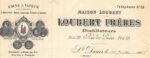En-tête de la Maison Loubert (Loubert Frères), distillateurs à Saint-Denis