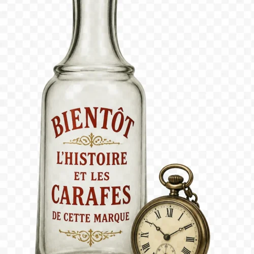 Carafe « Bientôt : l'histoire et les carafes de cette marque »