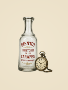 Carafe « Bientôt : l'histoire et les carafes de cette marque »