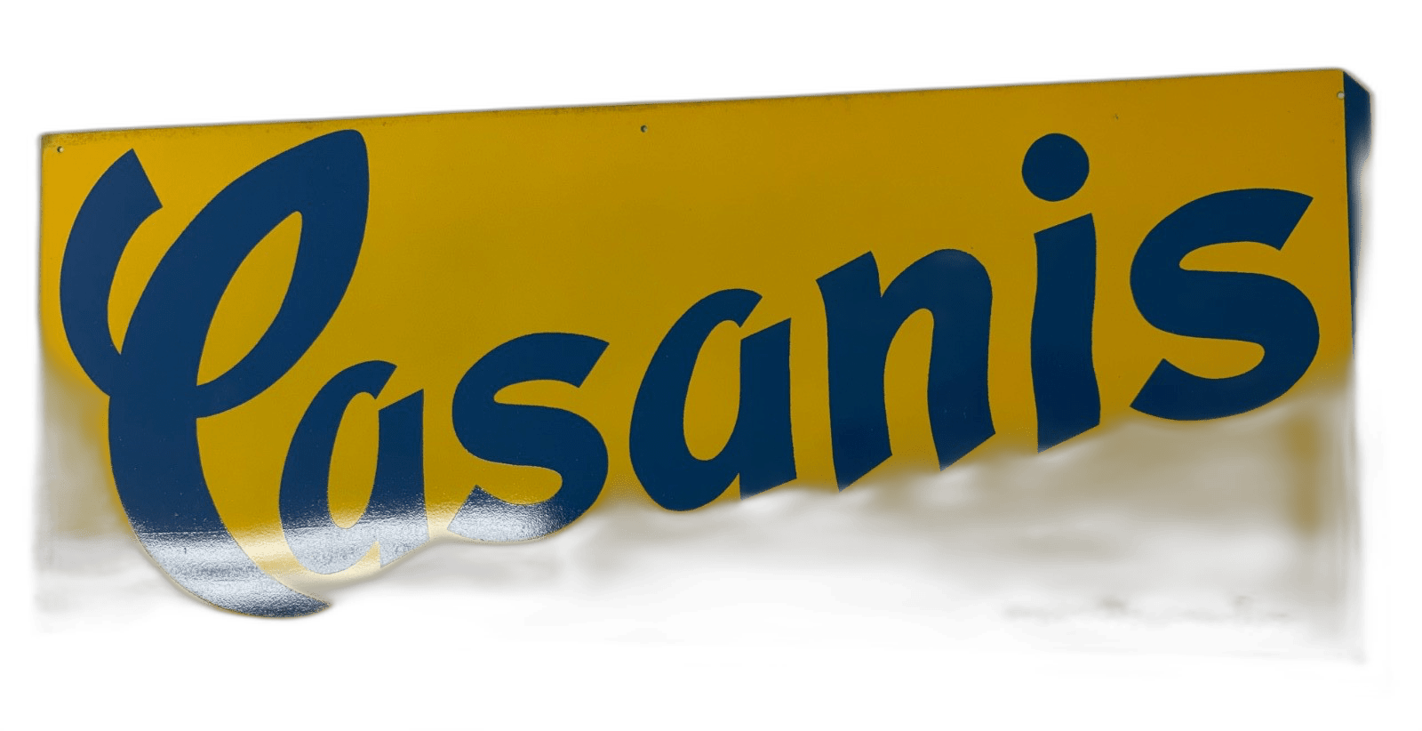 Plaque émaillée publicitaire « Casanis » (annonce eBay archivée).