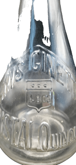 Autre face de la carafe.