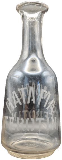 Autre face de la carafe.